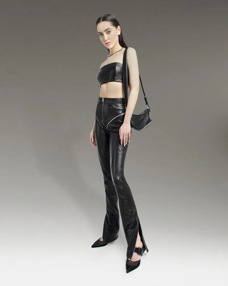 Tube Top in Leather — снимка 2