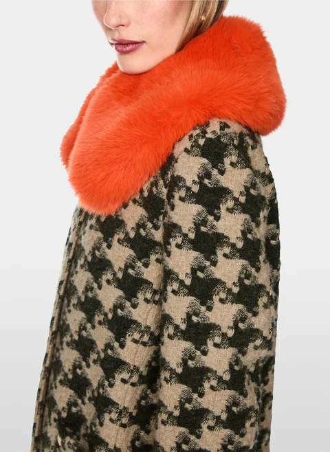 Палто с вълна 'Houndstooth' Marc Cain Collections — снимка 4