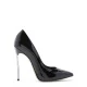 Дамски черни обувки с ток "Blade" Casadei — снимка 2
