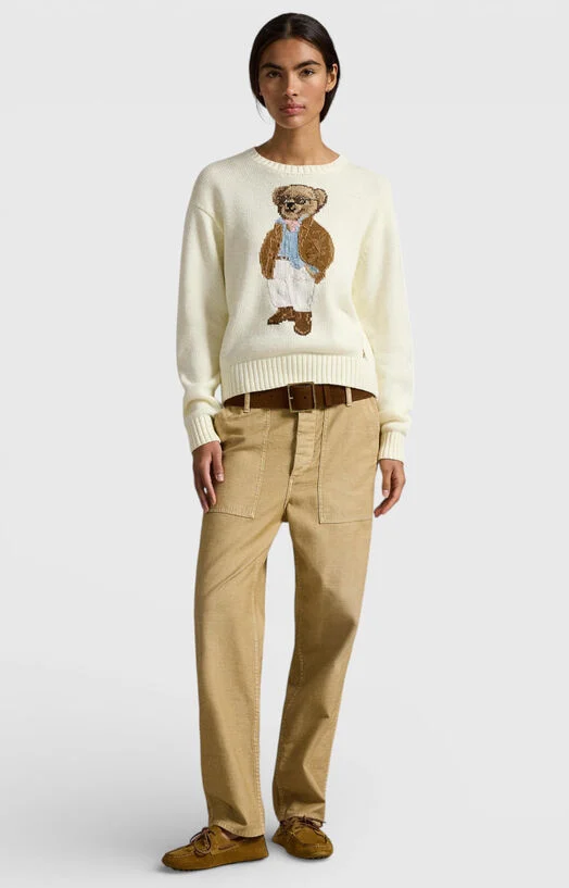 Пуловер Polo Bear от памук — снимка 2