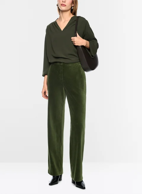 Панталон от рипсено кадифе 'Wukari' Marc Cain Collections — снимка 8
