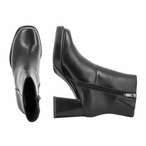 Дамски Боти На Ток TAMARIS – 1-25362-41 001 BLACK — снимка 5