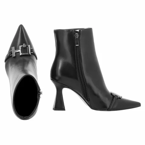 Дамски Боти На Ток QUEEN HELENA – K3277 BLACK PU — снимка 5