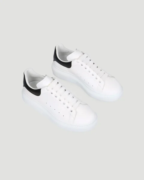 Oversized Sneakers in White and Black — снимка 3