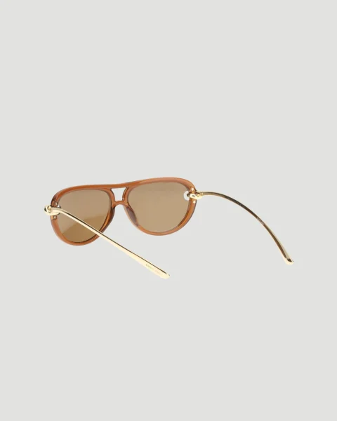 Aviator Knot Sunglasses Brown — снимка 5