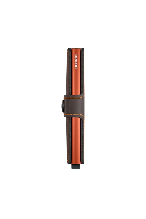 Miniwallet Matte Truffle & Orange MM-Truffle-Orange — снимка 2