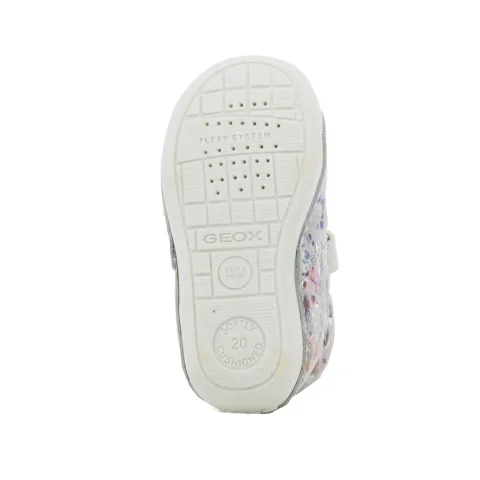 Сникърс Момичета GEOX – B9440B C1002 B TUTIM OFF WHITE — снимка 4