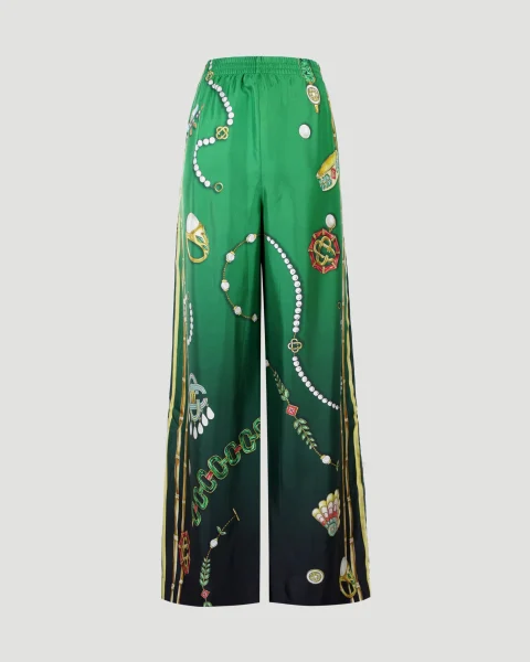 La Boite a Bijoux Pyjama Silk Trousers — снимка 2