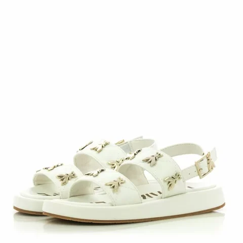 Сандали Момичета PATRIZIA PEPE – PP175.27 BIANCO/PLATINO — снимка 3
