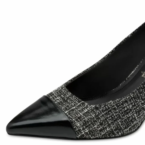 Токчета TAMARIS – 1-22466-45-009 BLACK/WHITE — снимка 3