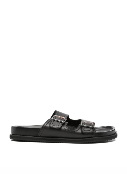 Кожени чехли с 'buckle-strap' Paul Smith — снимка 1