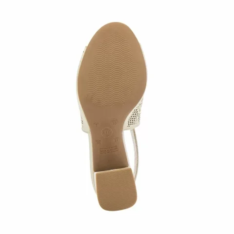 Дамски Сандали На Ток BOTTERO – 358304 OFF WHITE — снимка 4