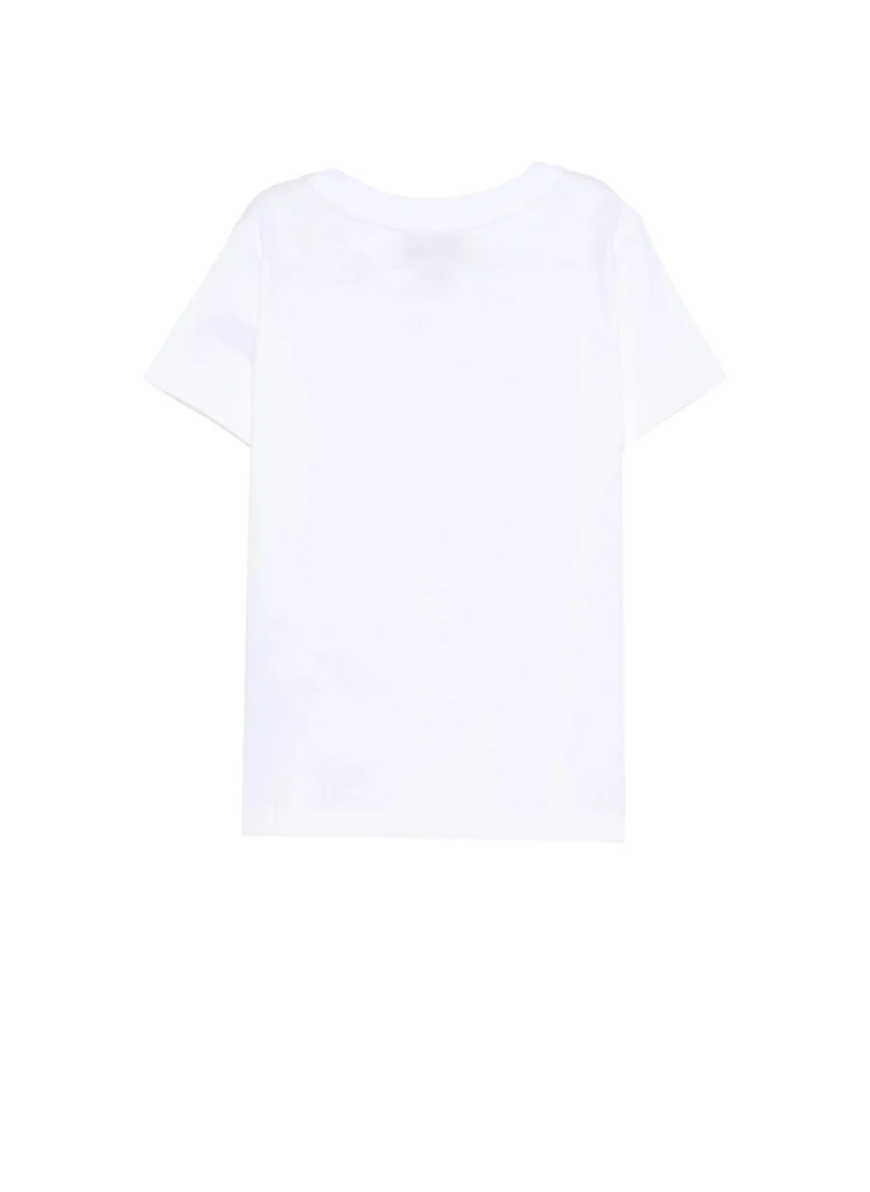 Тишърт с принт 'Car' Moschino Kids — снимка 2