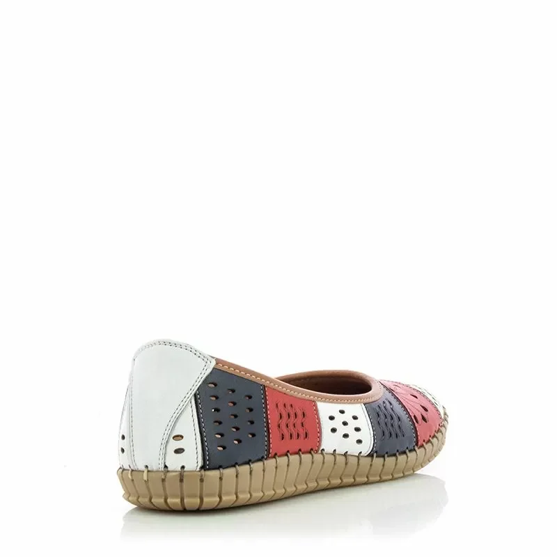 Балерини VERONELA – 398.721 WHITE MIX — снимка 2