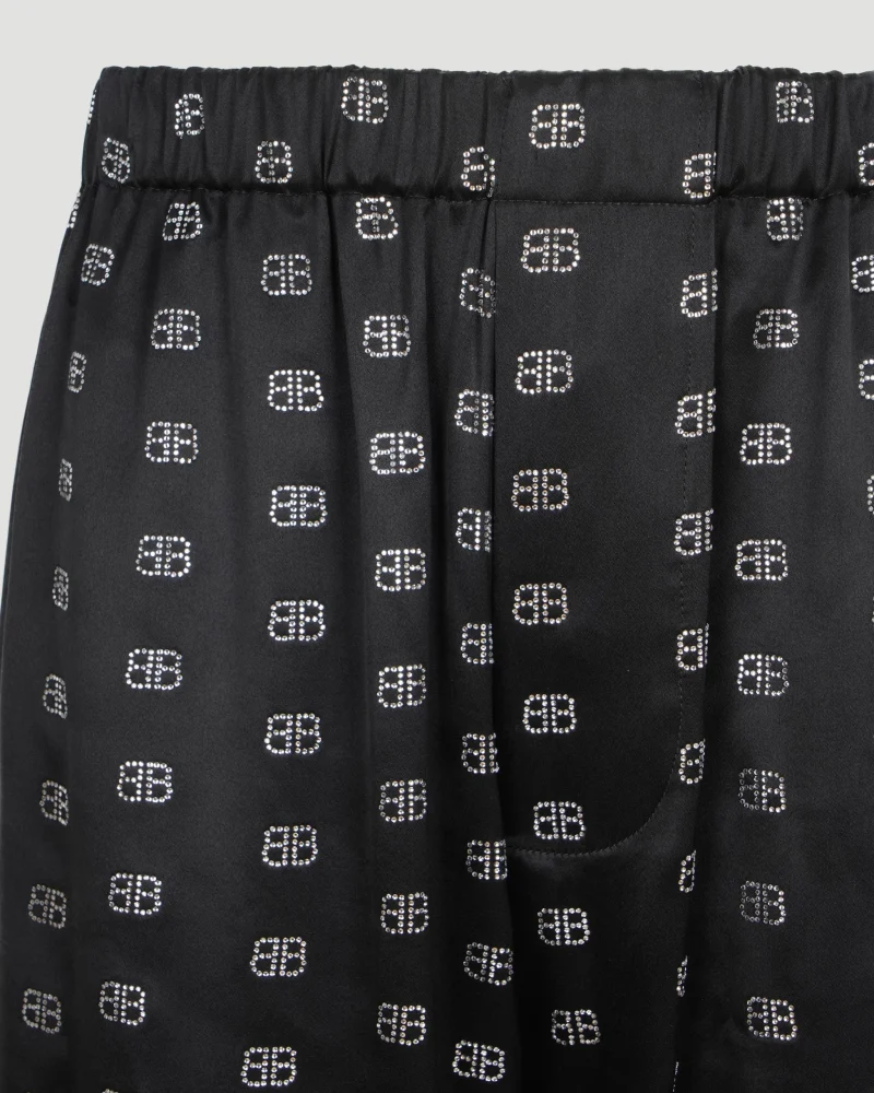 Rhinestone-Embellished Pyjama Pants — снимка 3