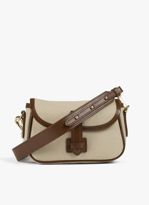 Мини чанта с кожени детайли Weekend Max Mara Wkavik — снимка 3