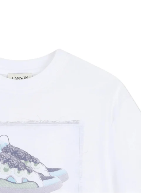 Тишърт с принт Lanvin Kids — снимка 2