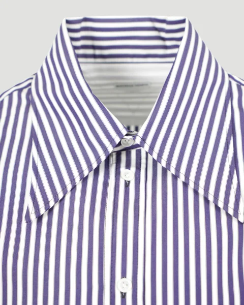 Striped Poplin Shirt — снимка 7