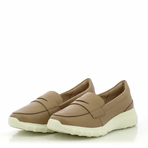Дамски Мокасини GEOX – D45LPA D ALLENIEE BEIGE — снимка 3