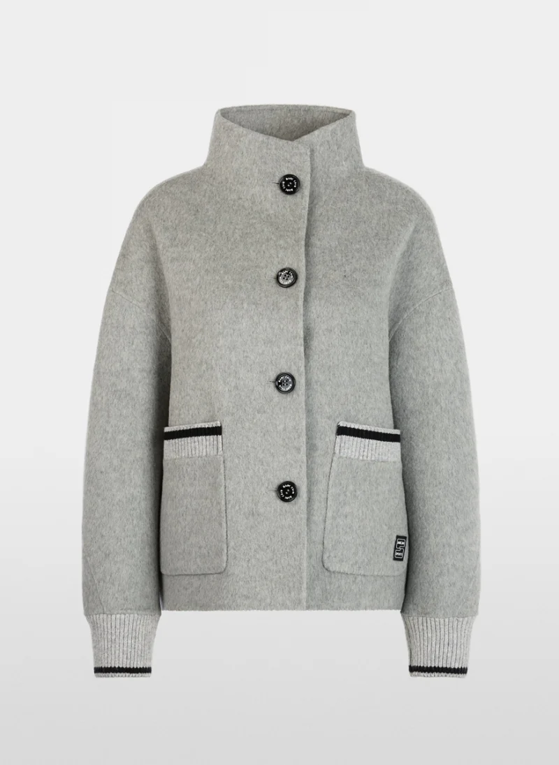 Яке от вълна с контрастни детайли Marc Cain Sports — снимка 6