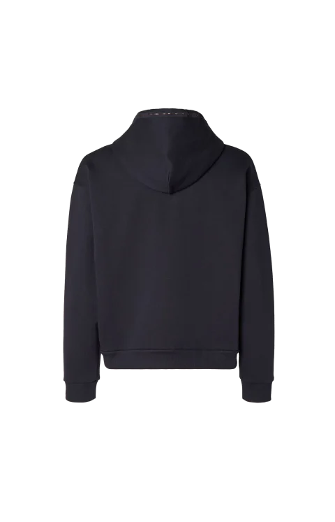 Navy Blue Cotton Sweatshirt — снимка 2