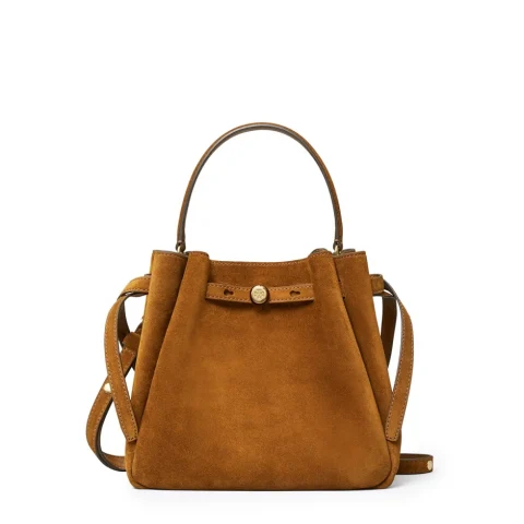 Дамска кафява чанта Romy TORY BURCH — снимка 1