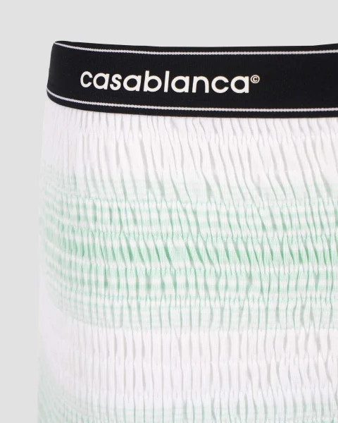 Stripe Shirred Shorts — снимка 4