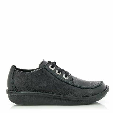 Дамски Ежедневни CLARKS – 20306639 FUNNY DREAM BLACK LEATHER