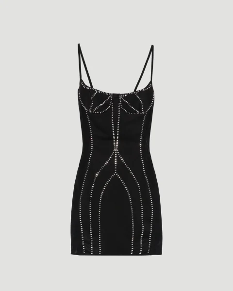 Spaghetti-Strap Mini Dress