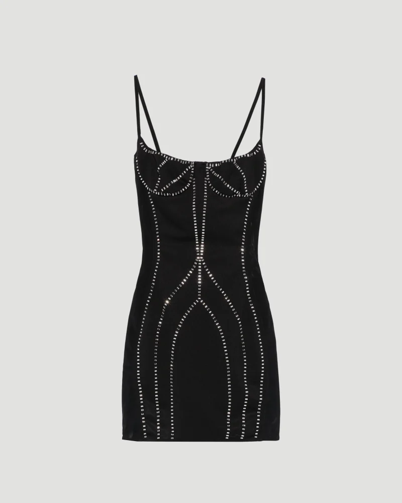 Spaghetti-Strap Mini Dress