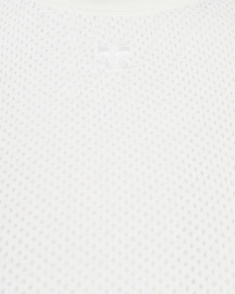 Mesh T-Shirt in White — снимка 3