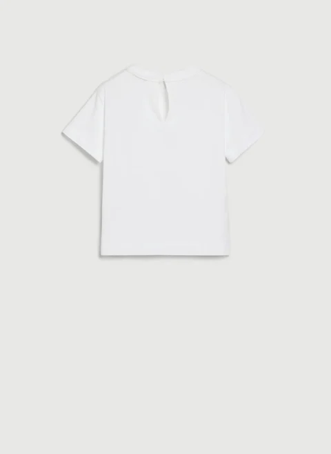 Тишърт 'sparkling piping' Brunello Cucinelli Kids 12 — снимка 2