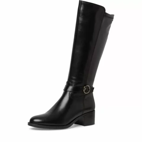 Ботуши На Ток TAMARIS – 1-25537-41-001 BLACK — снимка 3