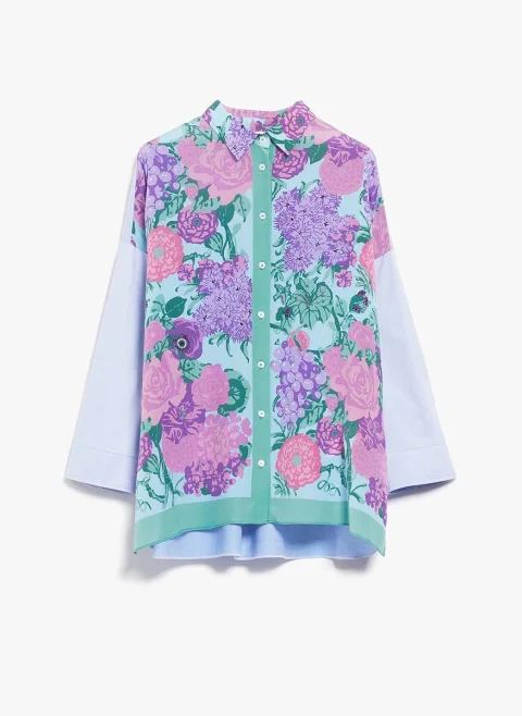 Риза с флорален принт Weekend Max Mara Orata — снимка 7