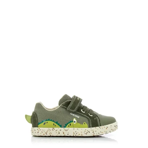 Сникърс Момчета GEOX – B25A7C 01022 B KILWI BOY DK GREEN