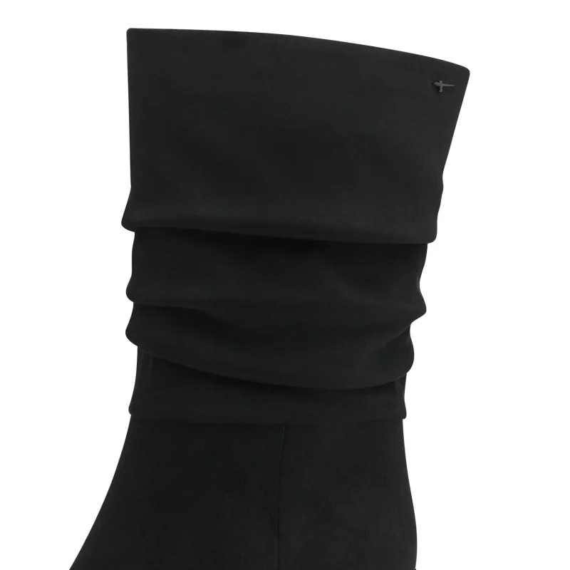 Дамски Боти На Ток TAMARIS – 1-25020-43-001 BLACK — снимка 4