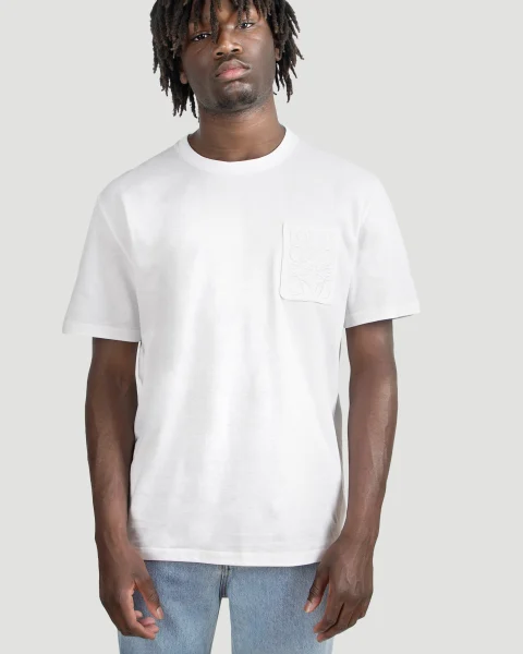 Cotton T-Shirt in White — снимка 2