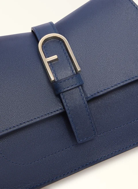 Чанта Furla Flow Mini Nuvola Blu Reale — снимка 4