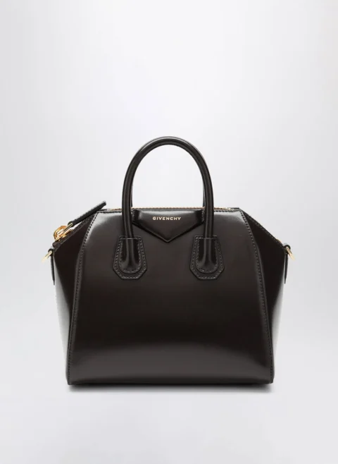 Мини чанта от естествена кожа 'Antigona' Givenchy