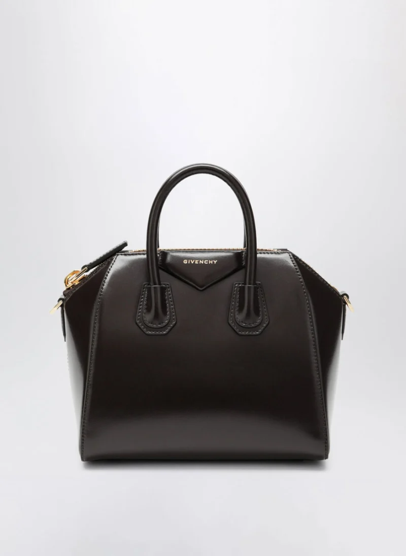 Мини чанта от естествена кожа 'Antigona' Givenchy