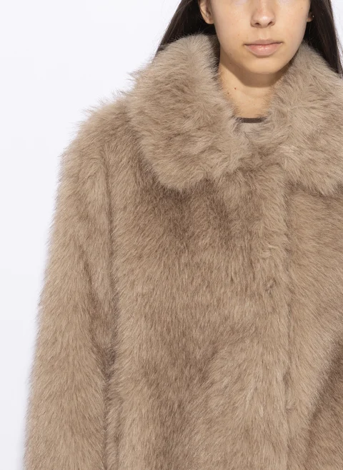 Късо палто 'Faux fur' 'S Max Mara Smmalce — снимка 5