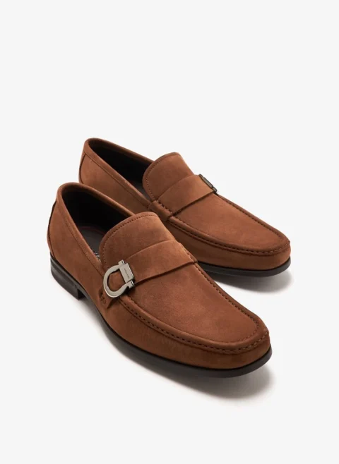 Мокасини с орнамент 'Gancini' Ferragamo — снимка 3