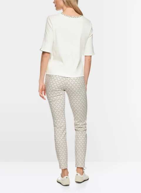 Тишърт с 'chain logo' мотив Marc Cain Sports — снимка 3