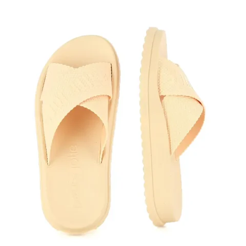 Дамски Плажни Чехли PETITE JOLIE – PJ6812II SMASH VANILLA — снимка 5