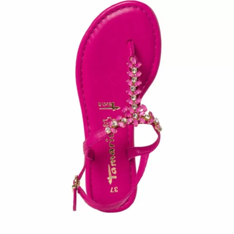 Дамски Равни Сандали TAMARIS – 1-28124-42-513 FUXIA — снимка 5