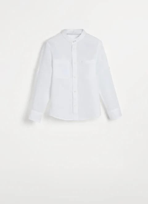 Ленена риза Brunello Cucinelli Kids 4-6