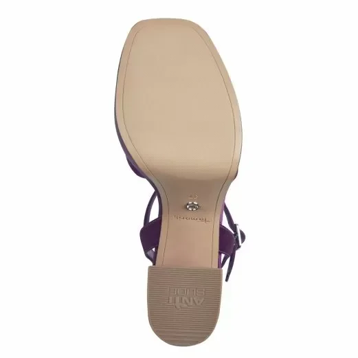 Дамски Сандали На Ток TAMARIS – 1-28050-42-560 PURPLE — снимка 6