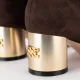 Дамски кафяви боти Casadei — снимка 4