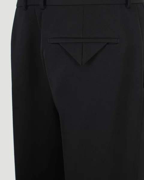 Wool Grain de Poudre Trousers — снимка 4
