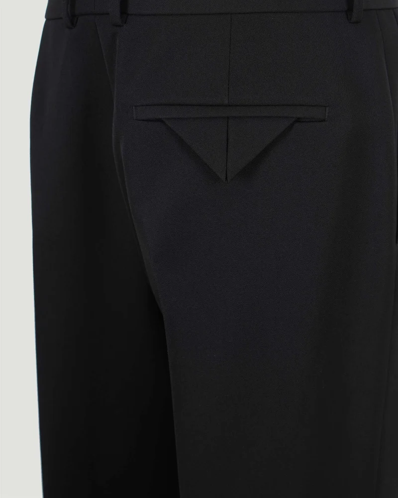 Wool Grain de Poudre Trousers — снимка 4
